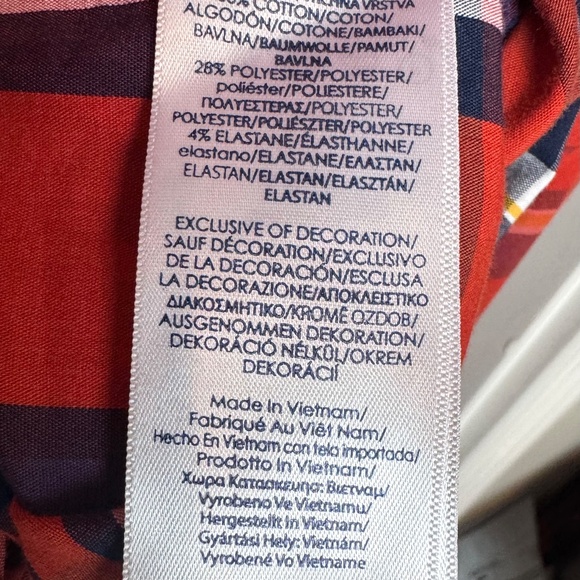 Men's Chaps Classic Long Sleeve Plaid Button Down, XL - Picture 7 of 10